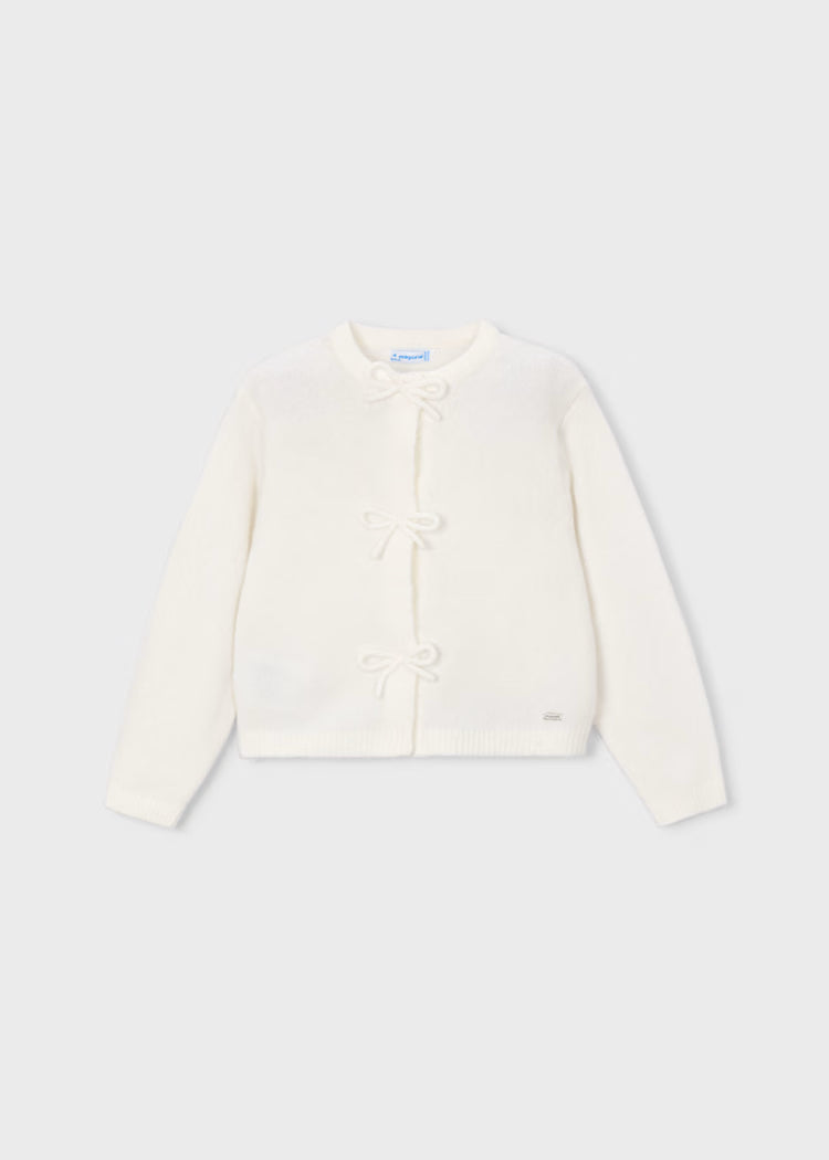 MAYORAL KNIT CARDIGAN - NATURAL