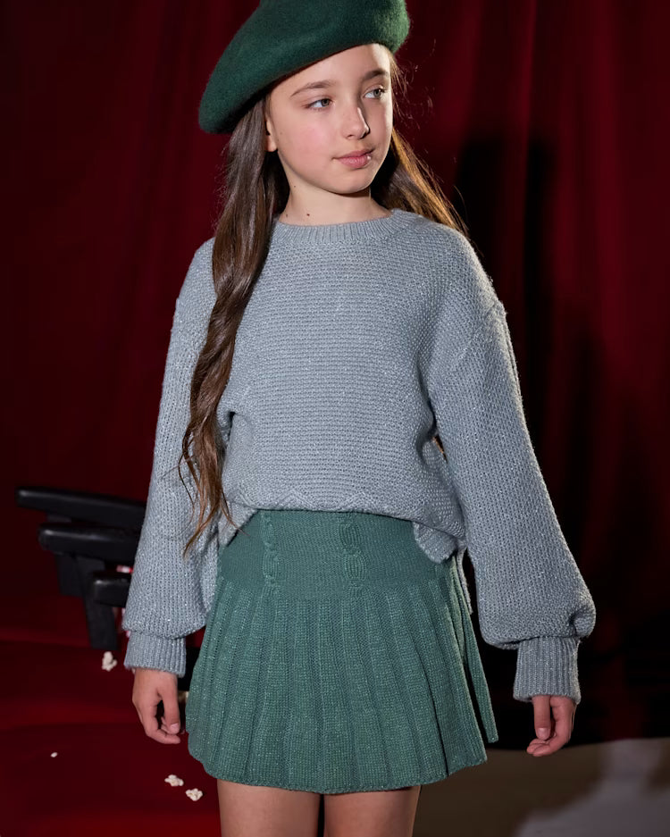 MAYORAL KNIT SKIRT - EUCALYPTUS