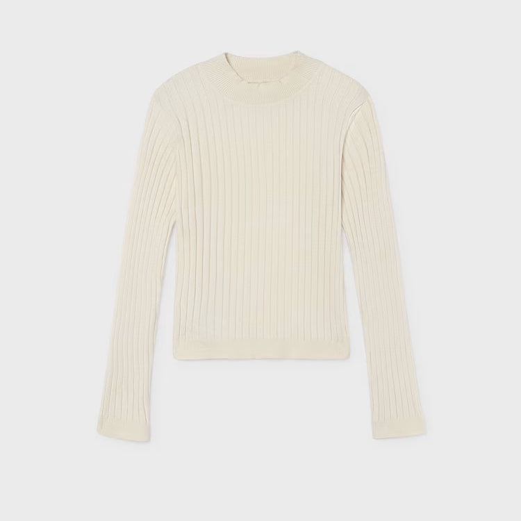 MAYORAL MOCKNECK LONG SLEEVE - CREAM