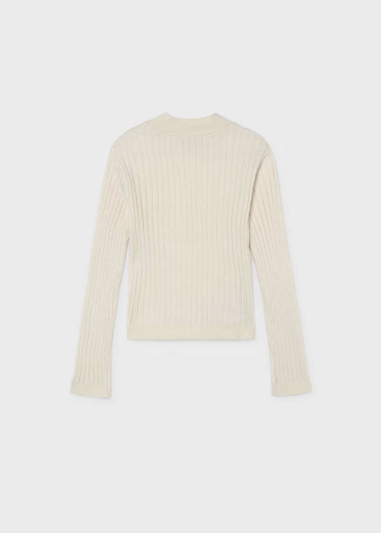MAYORAL MOCKNECK LONG SLEEVE - CREAM
