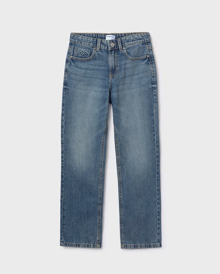 MAYORAL MOM JEANS - MEDIUM WASH