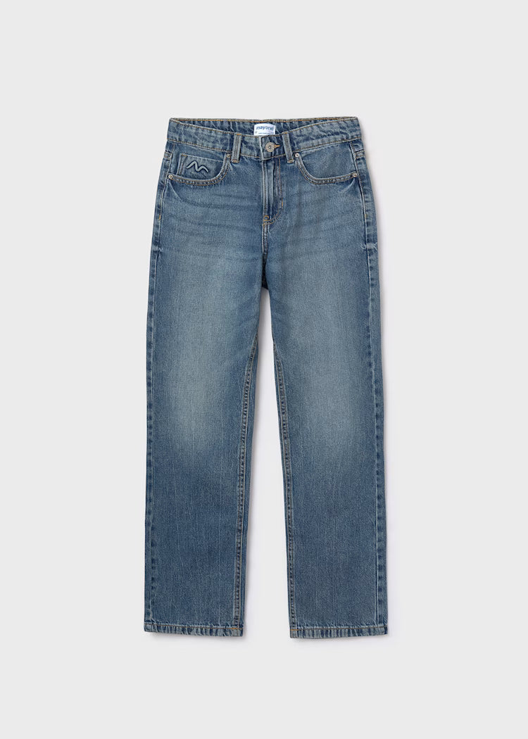 MAYORAL MOM JEANS - MEDIUM WASH