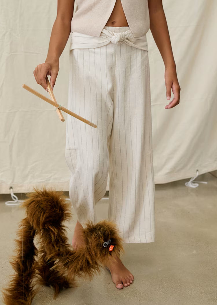MAYORAL LINEN PANTS - NATURAL