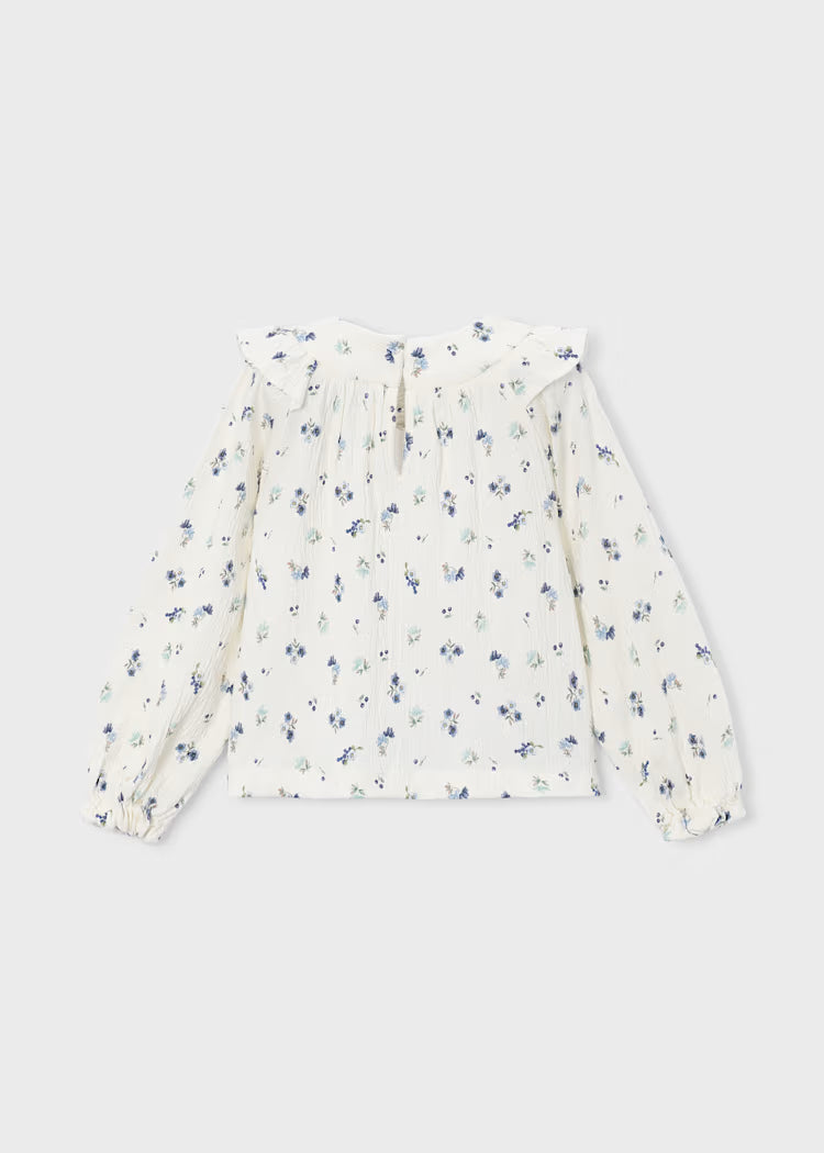 MAYORAL PRINTED BLOUSE - CREAM