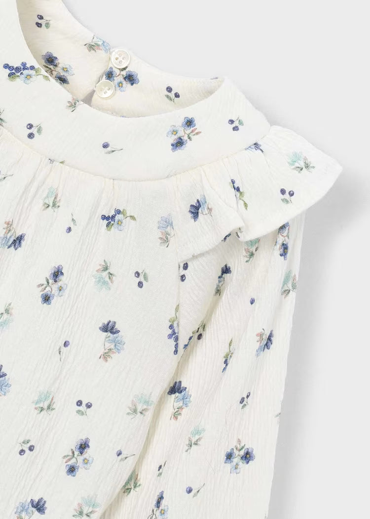 MAYORAL PRINTED BLOUSE - CREAM