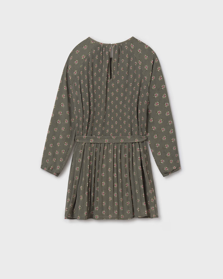 MAYORAL PLEAT DRESS - KHAKI