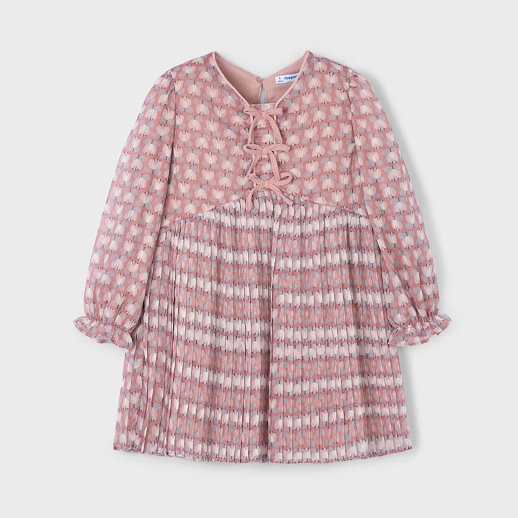 MAYORAL PRINTED DRESS - ROSE