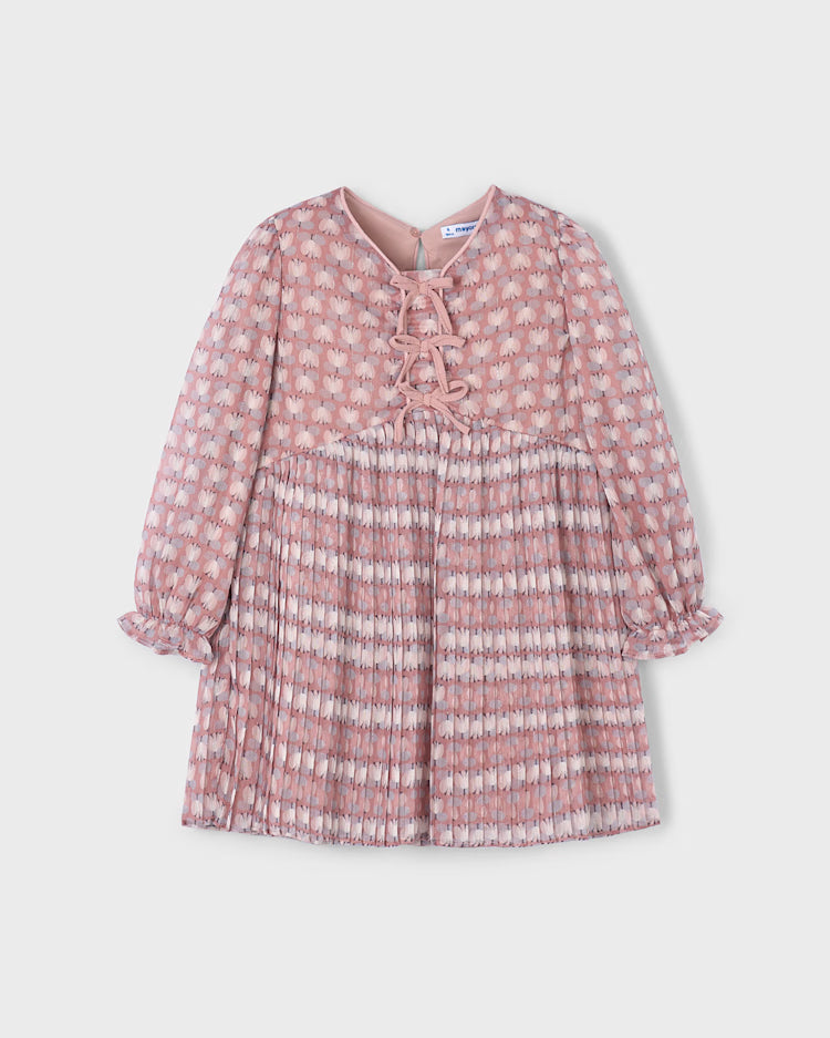 MAYORAL PRINTED DRESS - ROSE