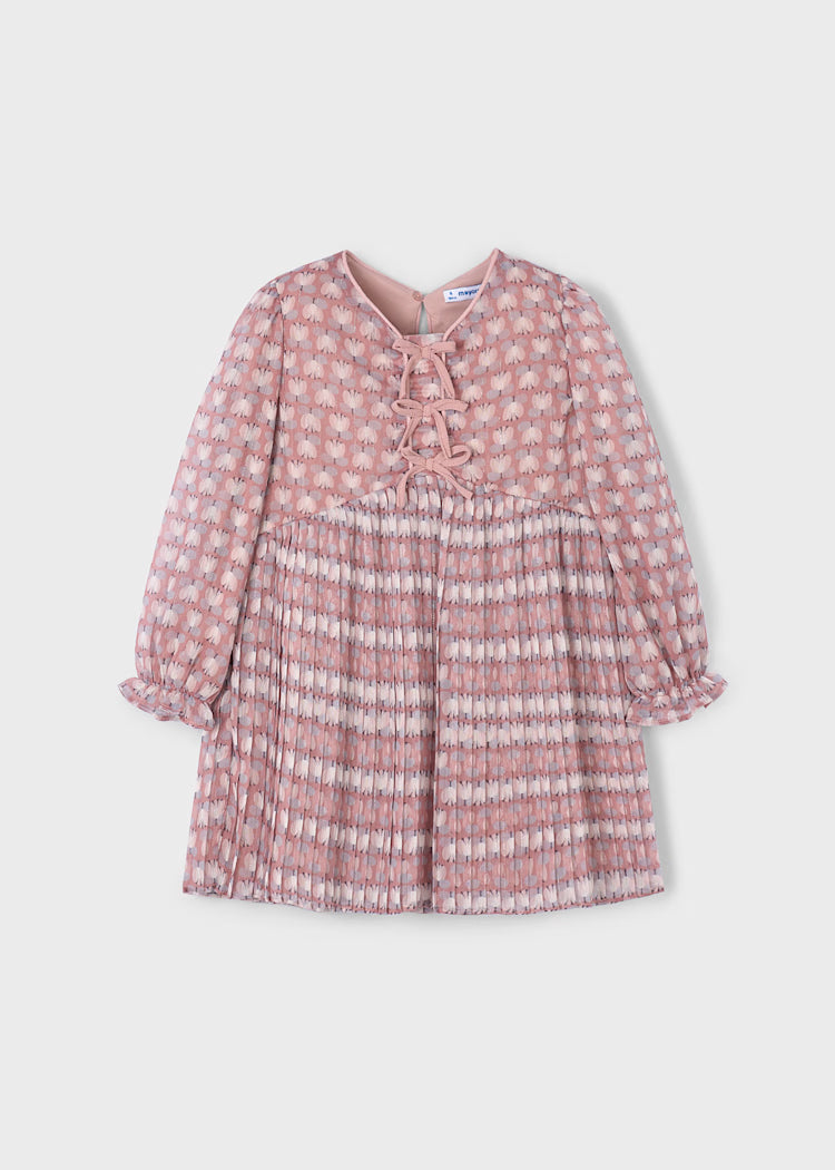 MAYORAL PRINTED DRESS - ROSE