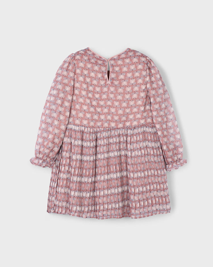 MAYORAL PRINTED DRESS - ROSE