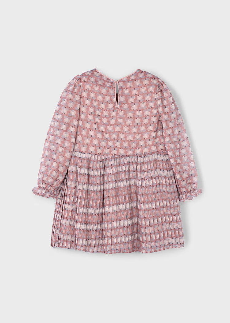 MAYORAL PRINTED DRESS - ROSE