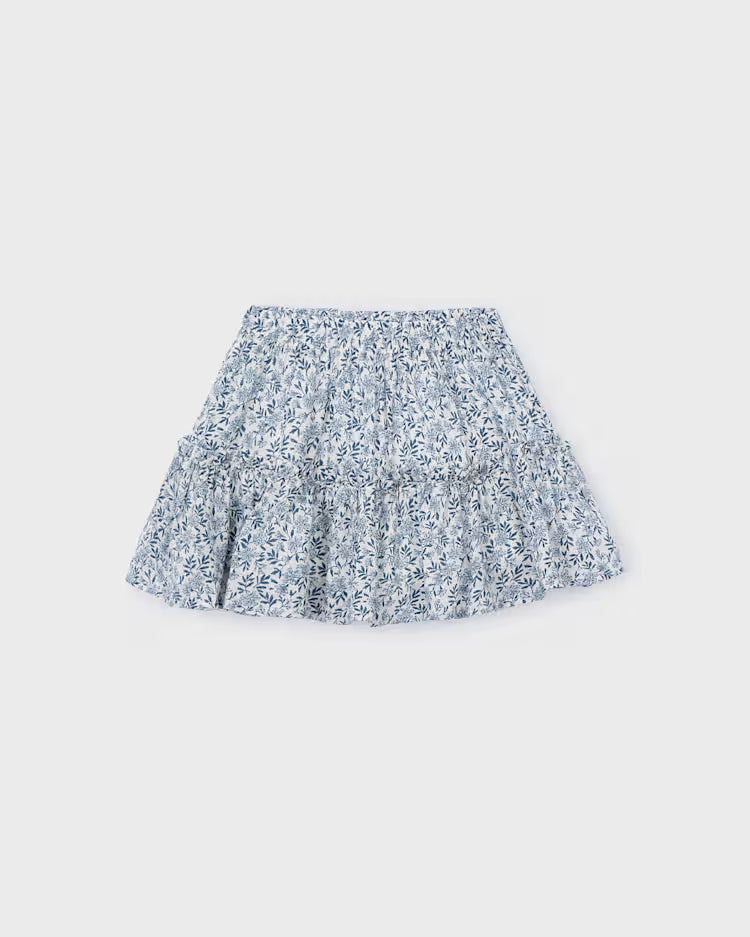 MAYORAL PRINTED SKIRT - SKY BLUE