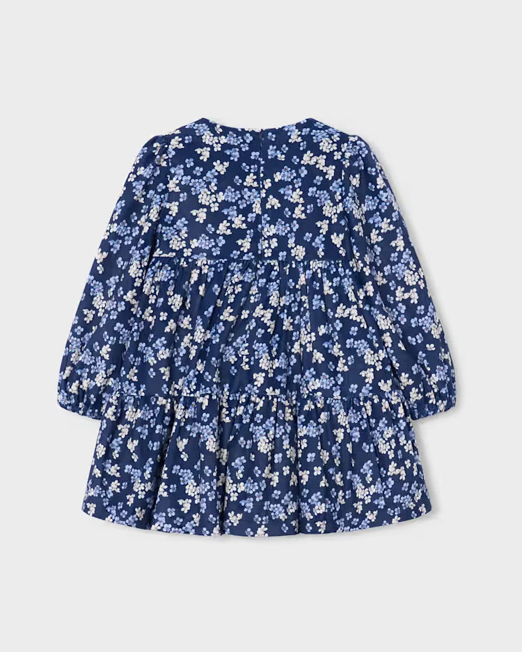 MAYORAL PRINTED DRESS - NAVY