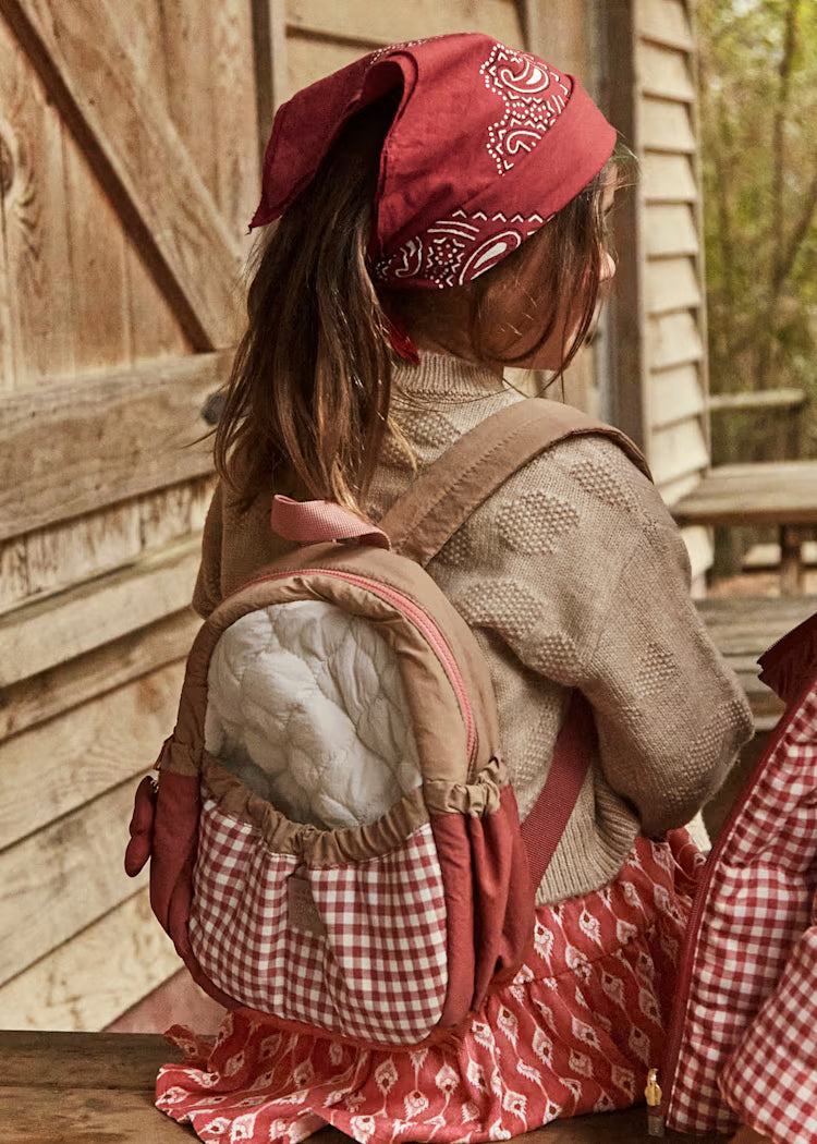 MAYORAL PUFFER BACKPACK - TERRACOTTA
