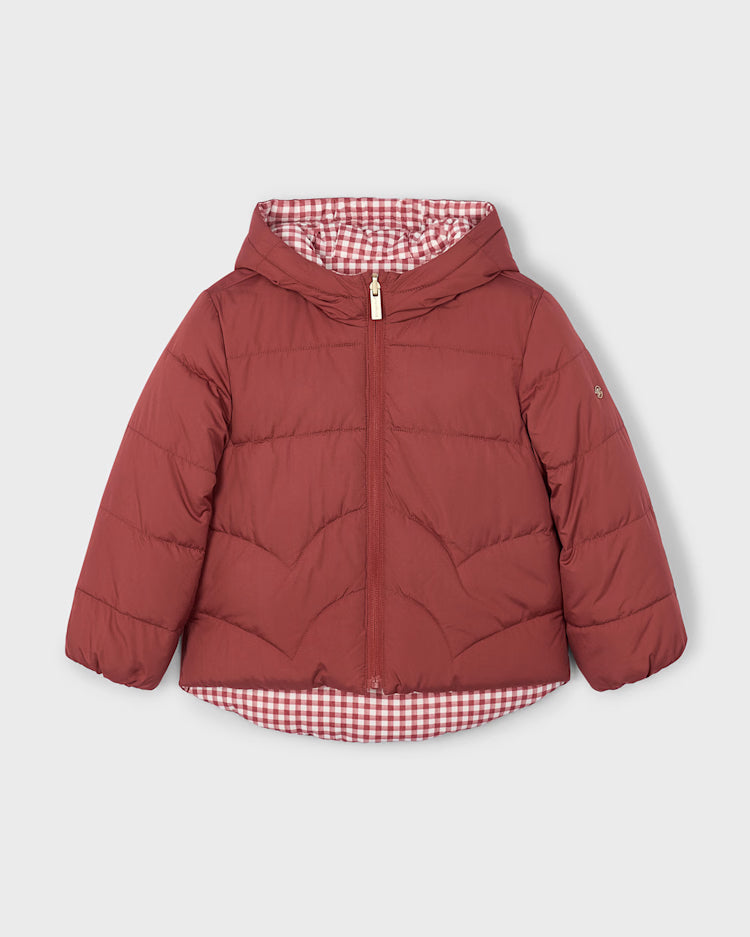 MAYORAL REVERSIBLE COAT - DARK RED