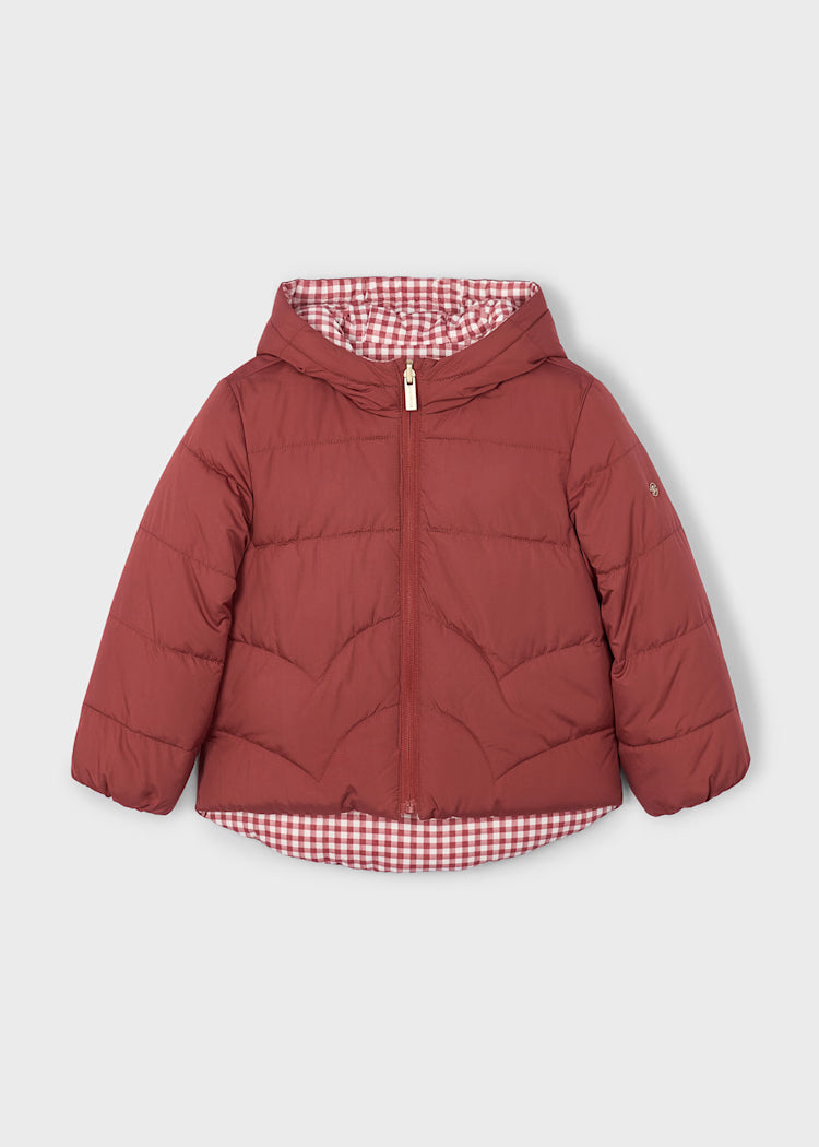 MAYORAL REVERSIBLE COAT - DARK RED