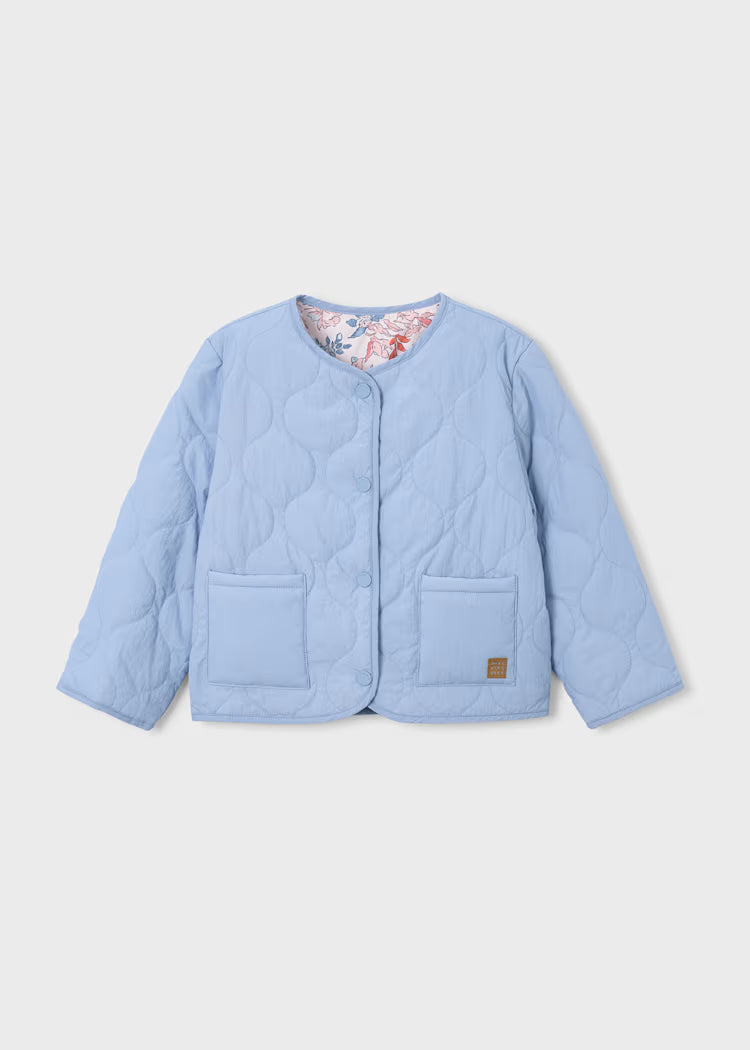MAYORAL REVERSIBLE PADDED JACKET - SKY BLUE
