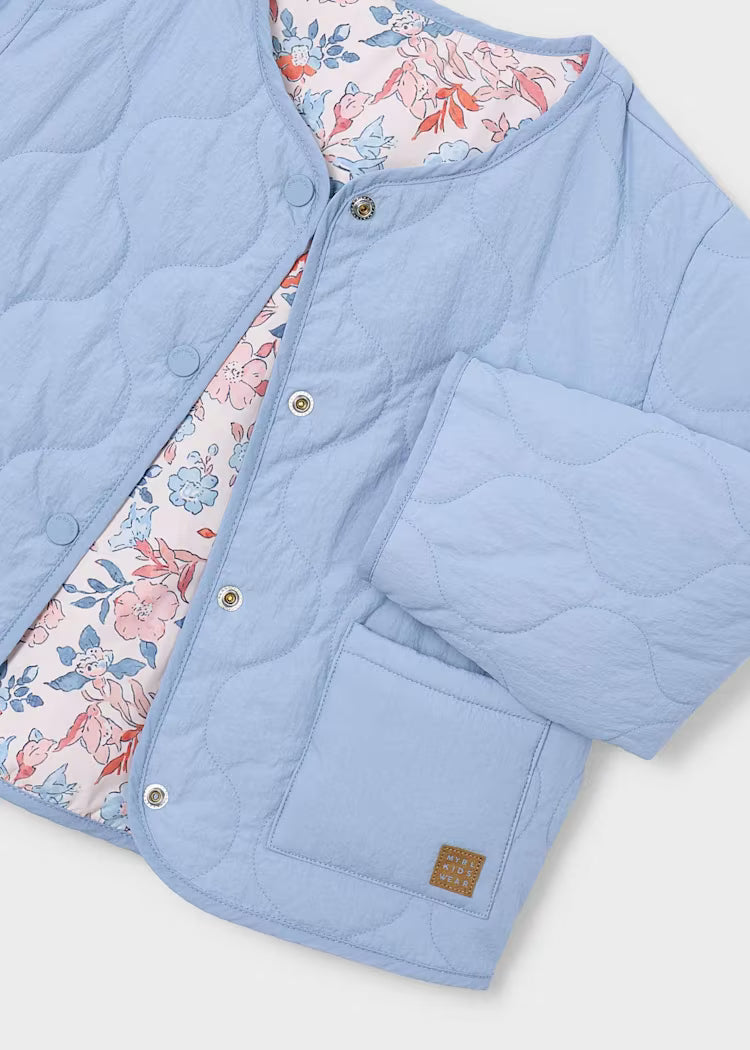 MAYORAL REVERSIBLE PADDED JACKET - SKY BLUE