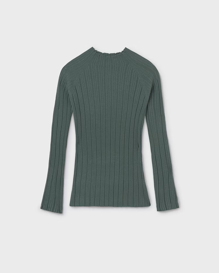 MAYORAL RIBBED MOCKNECK - EUCALYPTUS