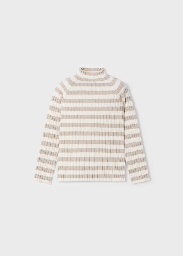 MAYORAL KNIT MOCKNECK - BARK