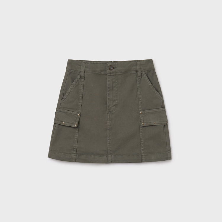 MAYORAL TWILL SKIRT - KHAKI