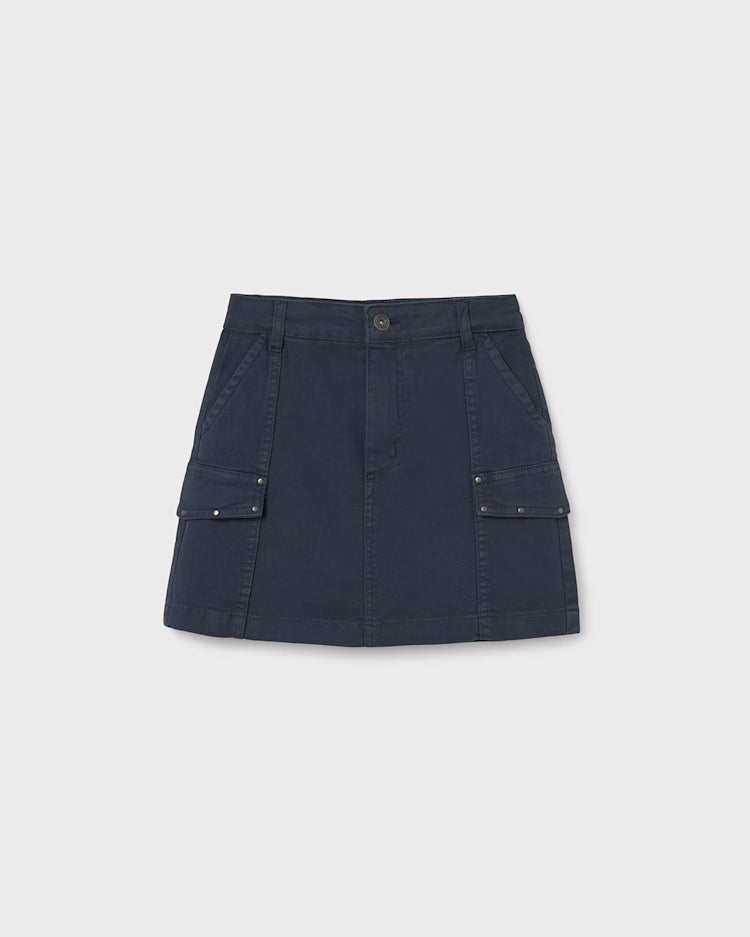 MAYORAL TWILL SKIRT - PETROLEUM