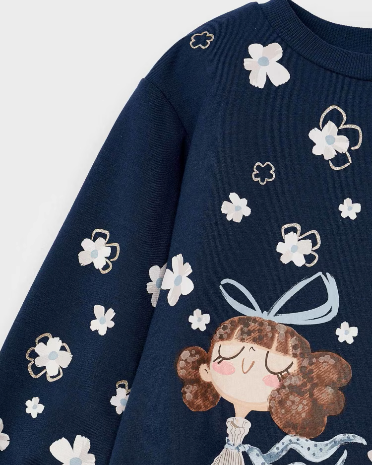 MAYORAL SWEATER DRESS - MIDNIGHT