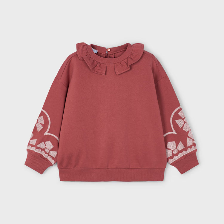MAYORAL SWEATSHIRT - DARK RED