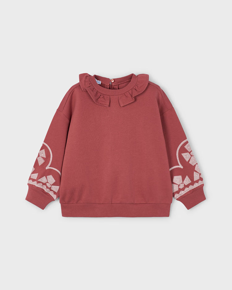 MAYORAL SWEATSHIRT - DARK RED