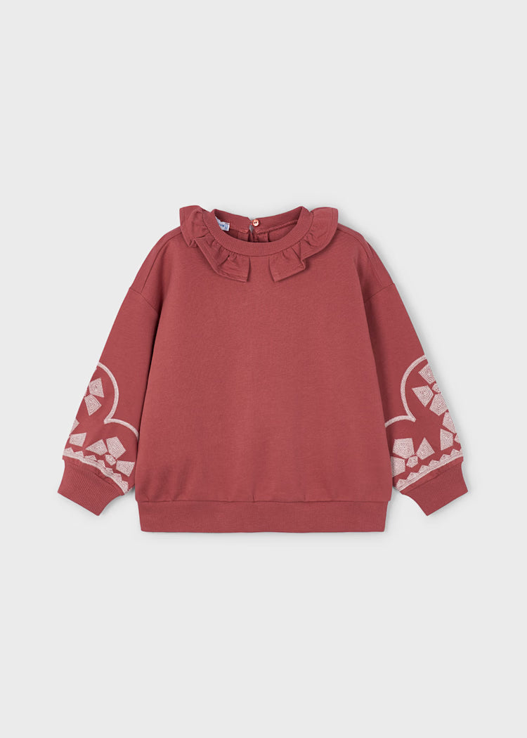 MAYORAL SWEATSHIRT - DARK RED