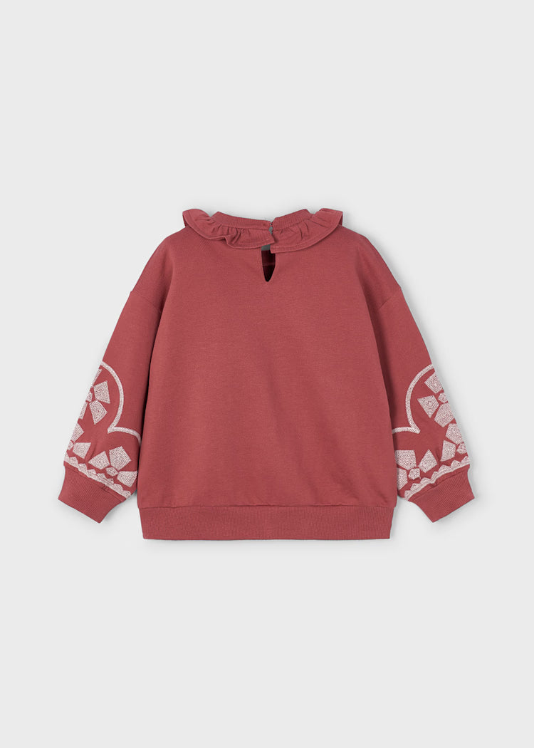 MAYORAL SWEATSHIRT - DARK RED