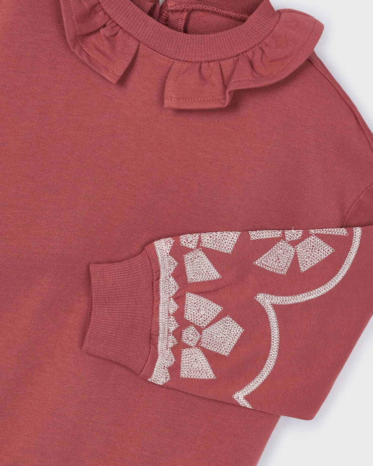 MAYORAL SWEATSHIRT - DARK RED