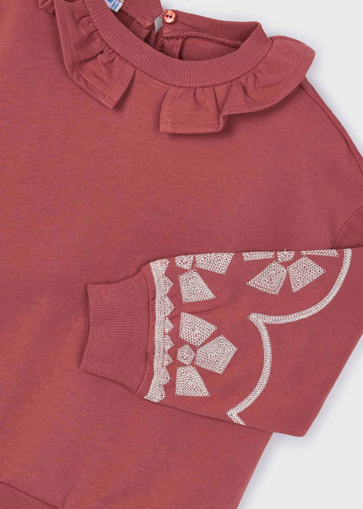 MAYORAL SWEATSHIRT - DARK RED