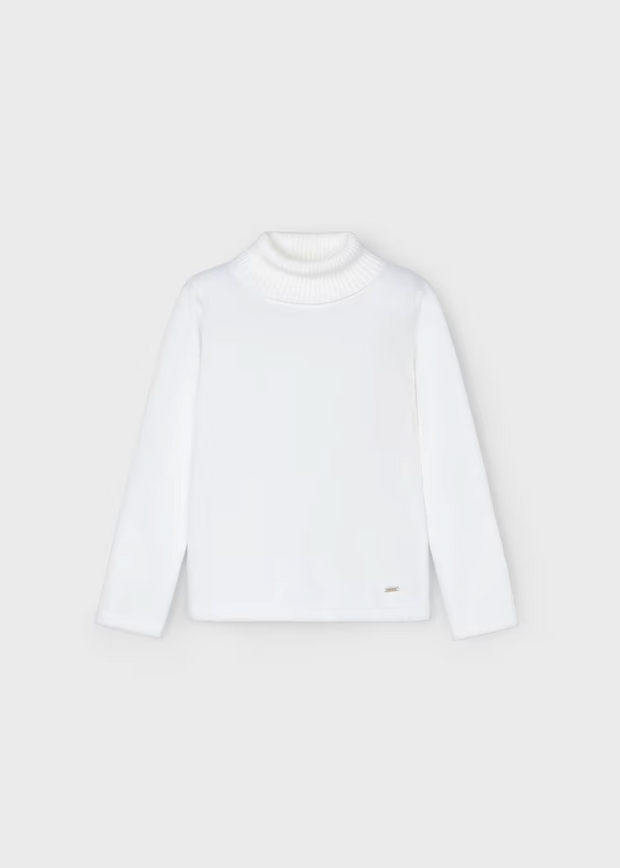 MAYORAL BASIC KNIT TURTLENECK - NATURAL