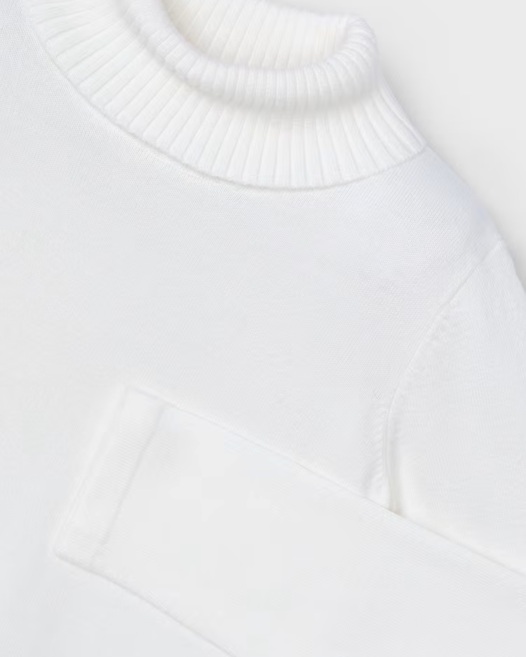 MAYORAL BASIC KNIT TURTLENECK - NATURAL