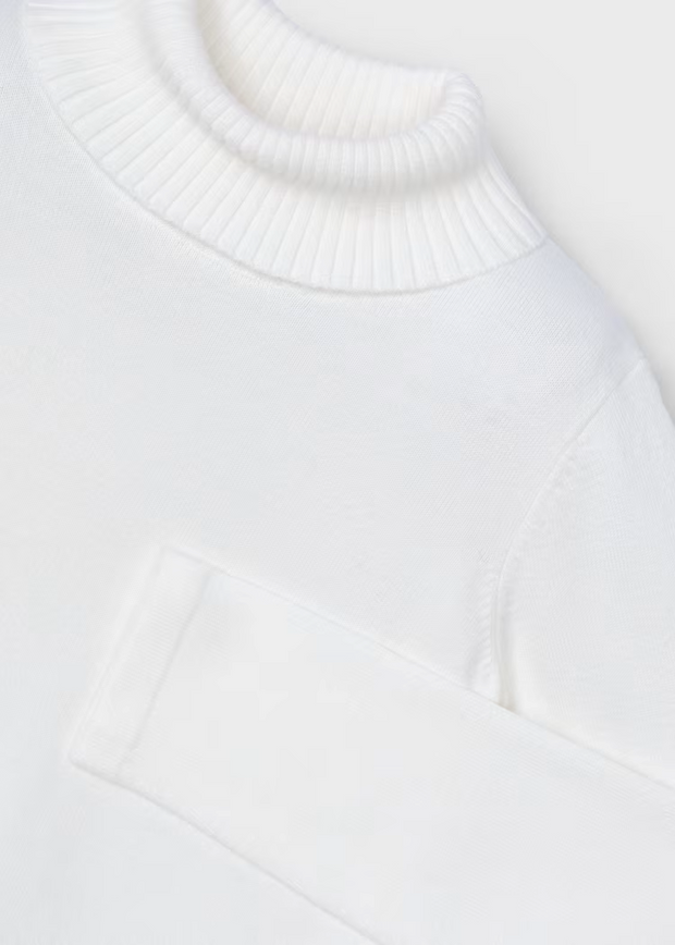 MAYORAL BASIC KNIT TURTLENECK - NATURAL