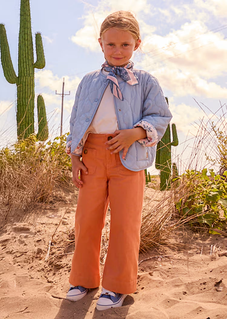 MAYORAL WIDE LEG PANTS - PEACH