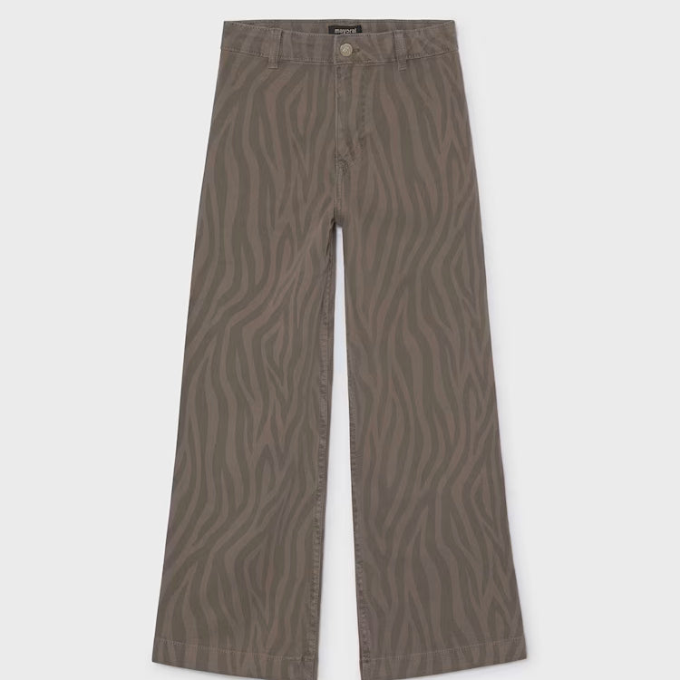 MAYORAL PRINTED WIDE LEG PANTS - LEOPARD
