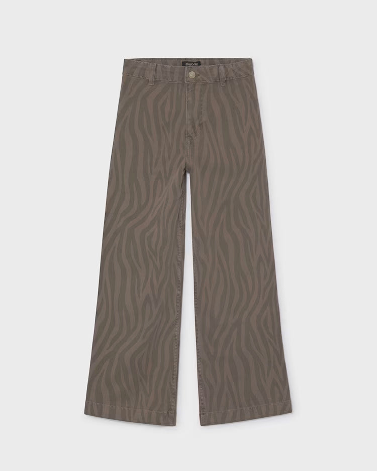 MAYORAL PRINTED WIDE LEG PANTS - LEOPARD