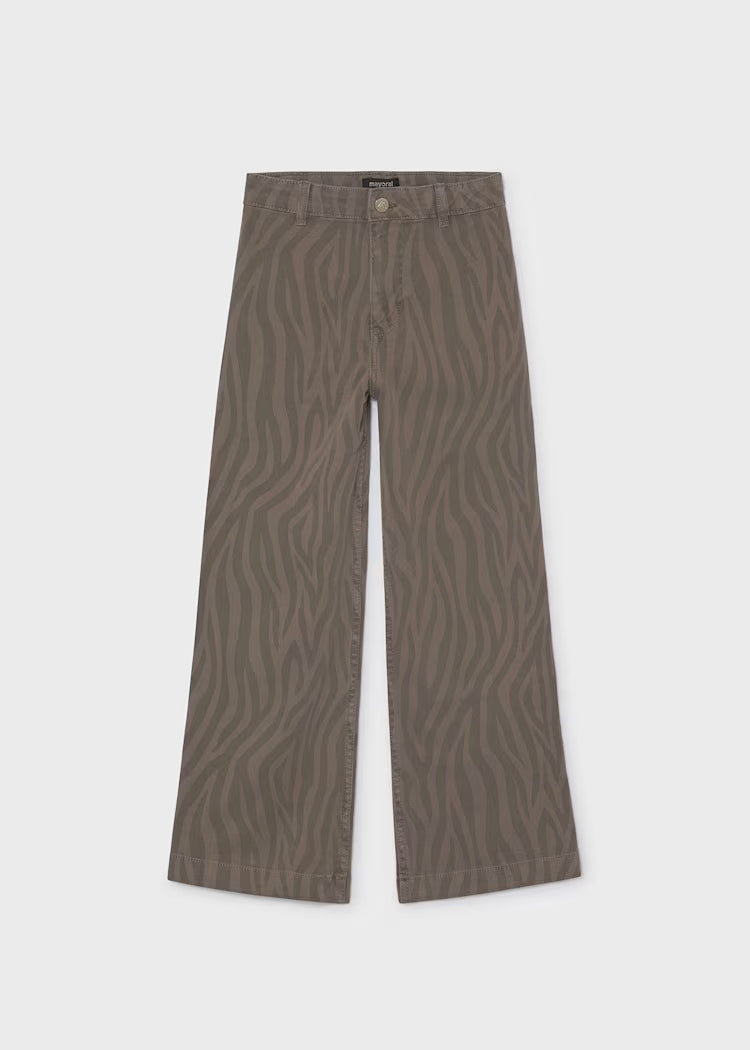 MAYORAL PRINTED WIDE LEG PANTS - LEOPARD