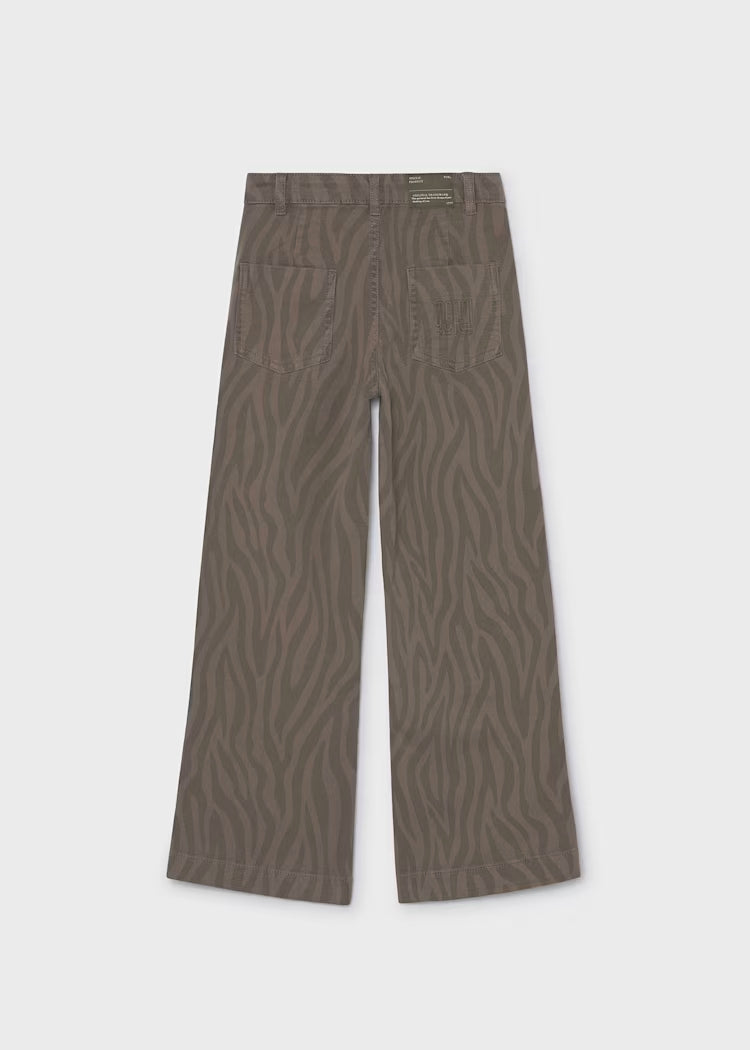 MAYORAL PRINTED WIDE LEG PANTS - LEOPARD