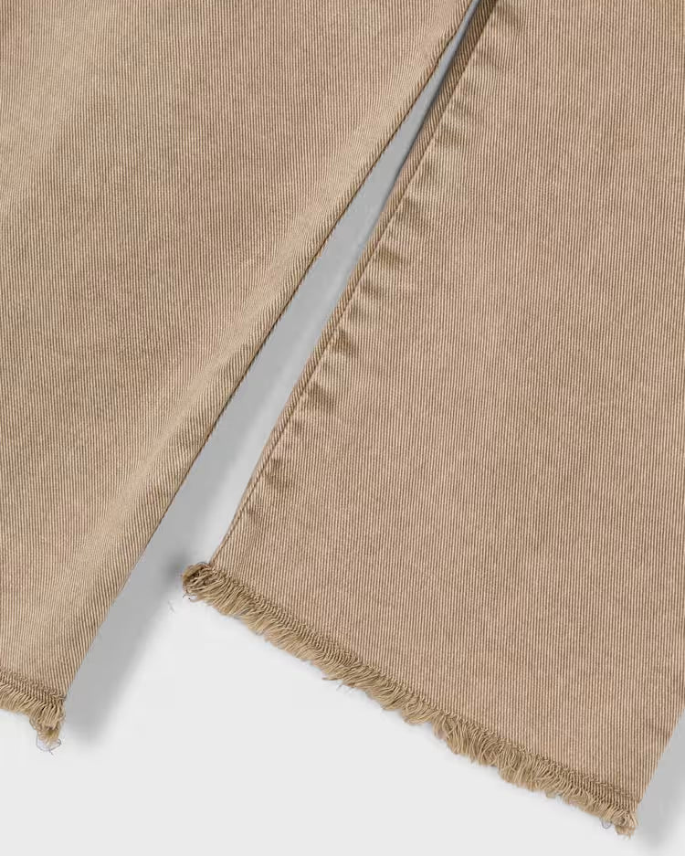 MAYORAL WIDE LEG TWILL PANTS - BEIGE