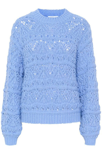 Entyinea Womens Sweaters O-Neck Lantern Sleeve Knit Sweater Casual Solid  Color Tops Beige XL