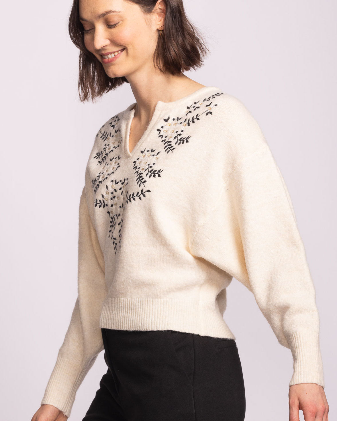 PINK MARTINI IDA SWEATER - BEIGE