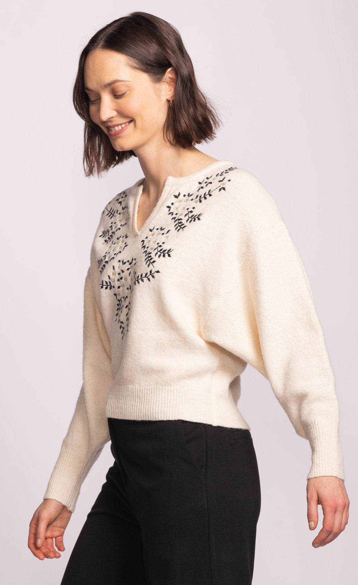 PINK MARTINI IDA SWEATER - BEIGE