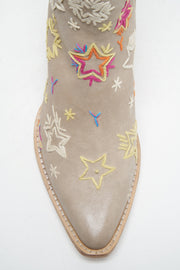 FREE PEOPLE BOWERS EMBROIDERED BOOT - STONE