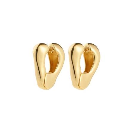 PILGRIM FREE CHUNKY EARRINGS - GOLD