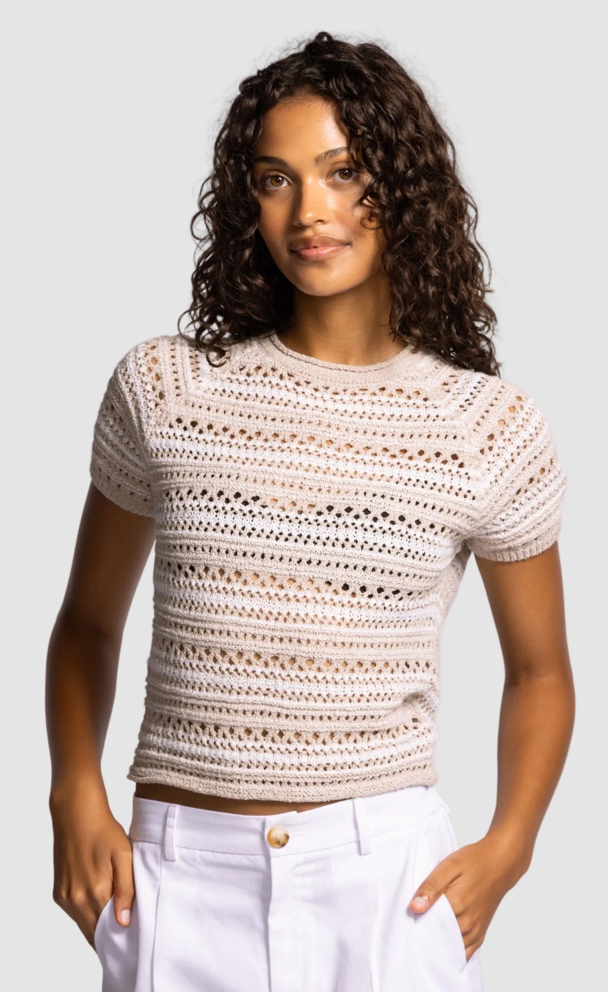 PINK MARTINI BABCOCK SWEATER - BEIGE