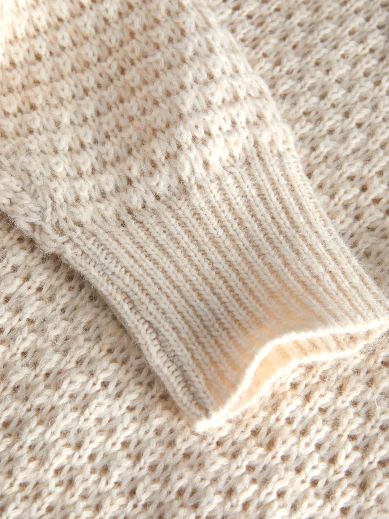 JJXX MILEY STRUCTURE KNIT CREW NECK - FOG