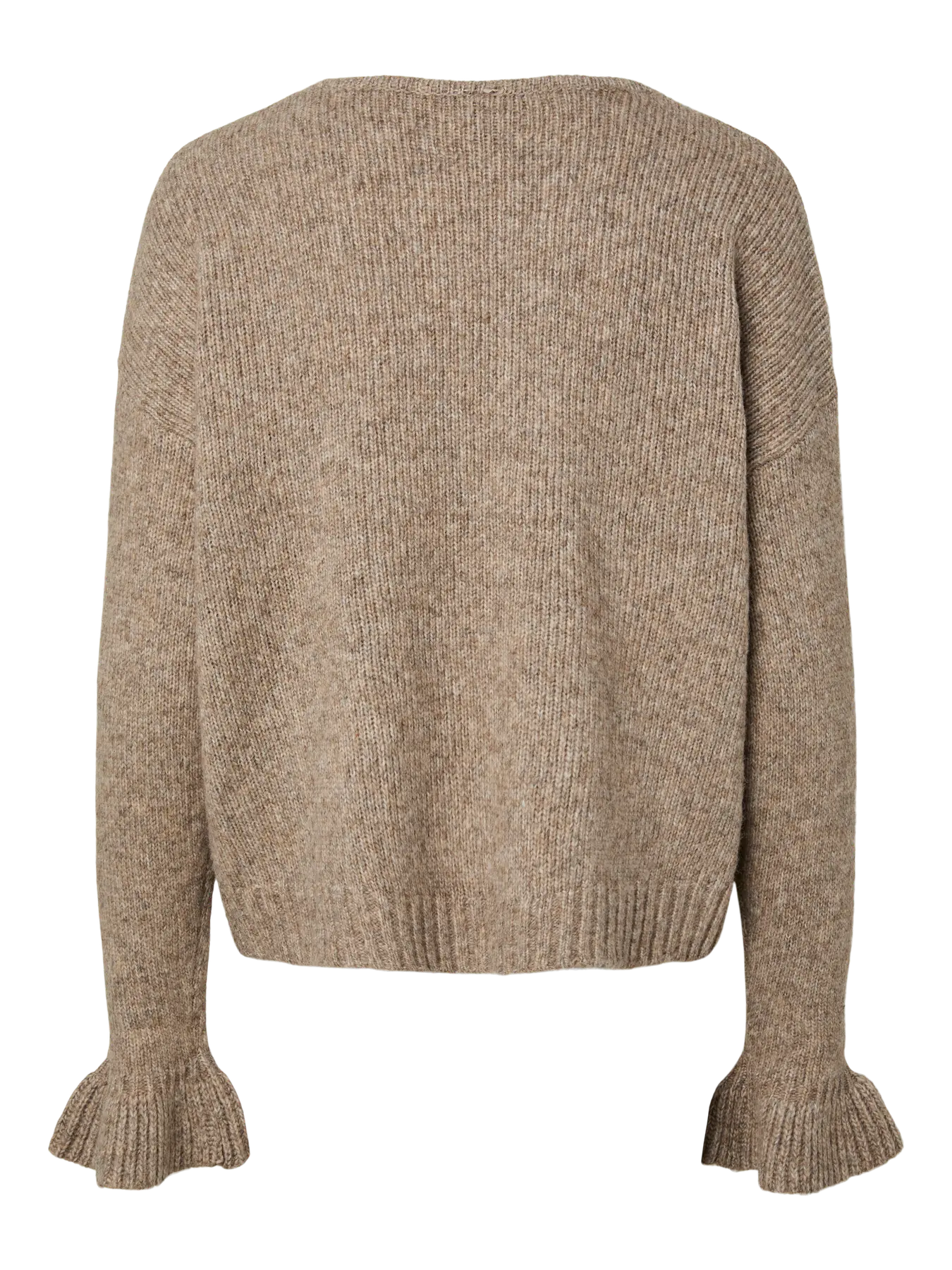 PIECES JIMMA TIE CARDIGAN - MOREL